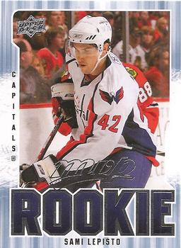 #310 Sami Lepisto - Washington Capitals - 2008-09 Upper Deck MVP Hockey