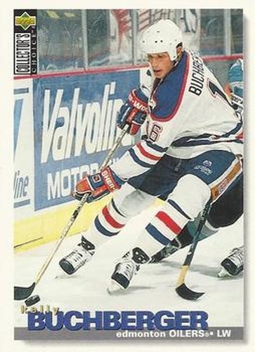 #310 Kelly Buchberger - Edmonton Oilers - 1995-96 Collector's Choice Hockey