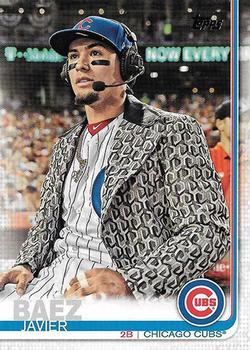 #310b Javier Baez - Chicago Cubs - 2019 Topps Baseball