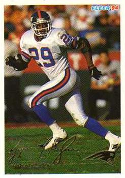 #311 Myron Guyton - New England Patriots - 1994 Fleer Football