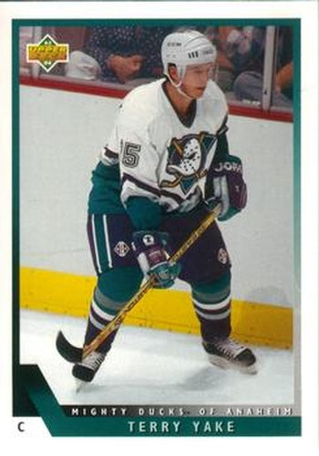 #311 Terry Yake - Anaheim Mighty Ducks - 1993-94 Upper Deck Hockey