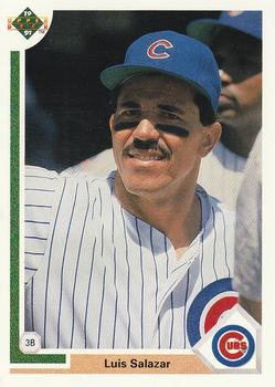 #311 Luis Salazar - Chicago Cubs - 1991 Upper Deck Baseball