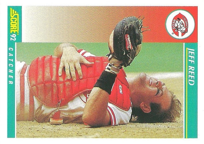 #311 Jeff Reed - Cincinnati Reds - 1992 Score Baseball