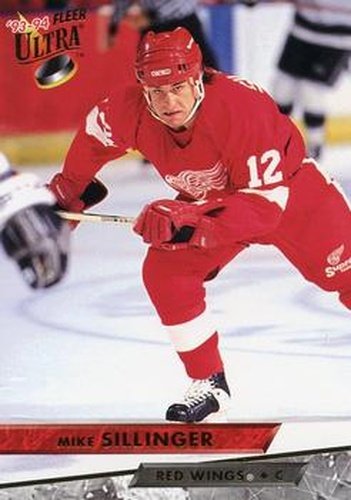 #311 Mike Sillinger - Detroit Red Wings - 1993-94 Ultra Hockey