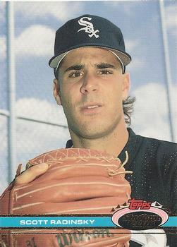 #311 Scott Radinsky - Chicago White Sox - 1991 Stadium Club Baseball