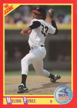 #311 Melido Perez - Chicago White Sox - 1990 Score Baseball