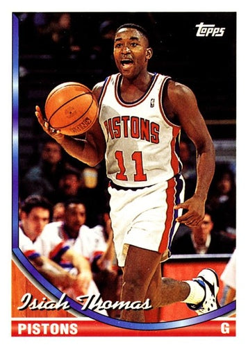 #311 Isiah Thomas - Detroit Pistons - 1993-94 Topps Basketball