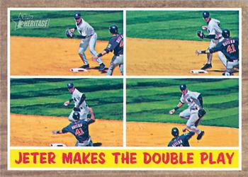 #311 Derek Jeter - New York Yankees - 2011 Topps Heritage Baseball