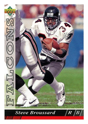 #311 Steve Broussard - Atlanta Falcons - 1993 Upper Deck Football