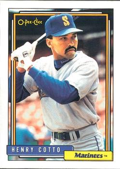 #311 Henry Cotto - Seattle Mariners - 1992 O-Pee-Chee Baseball