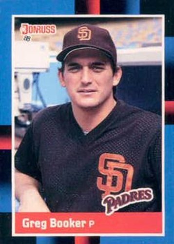 #311 Greg Booker - San Diego Padres - 1988 Donruss Baseball