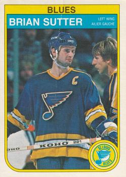 #311 Brian Sutter - St. Louis Blues - 1982-83 O-Pee-Chee Hockey