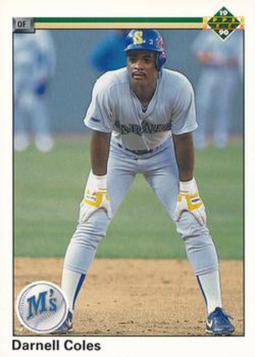 #311 Darnell Coles - Seattle Mariners - 1990 Upper Deck Baseball