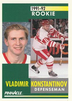 #311 Vladimir Konstantinov - Detroit Red Wings - 1991-92 Pinnacle Hockey