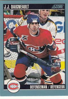 #311 J.J. Daigneault - Montreal Canadiens - 1992-93 Score Canadian Hockey