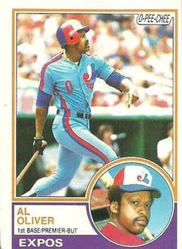 #311 Al Oliver - Montreal Expos - 1983 O-Pee-Chee Baseball