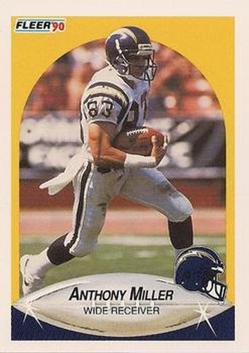 #311 Anthony Miller - San Diego Chargers - 1990 Fleer Football