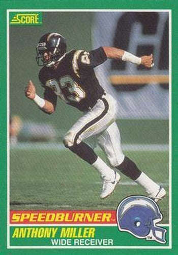 #311 Anthony Miller - San Diego Chargers - 1989 Score Football