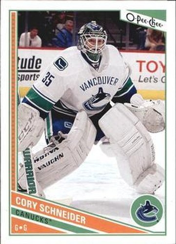 #311 Cory Schneider - Vancouver Canucks - 2013-14 O-Pee-Chee Hockey