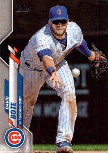 #311 David Bote - Chicago Cubs - 2020 Topps Baseball