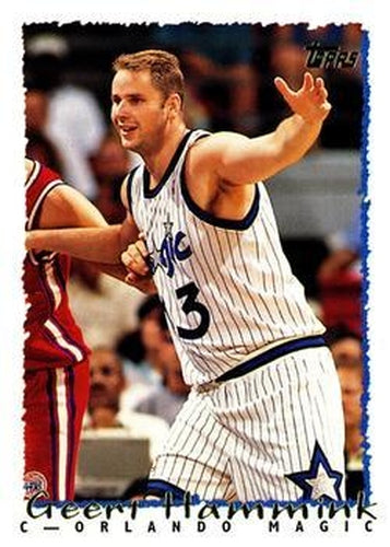#311 Geert Hammink - Orlando Magic - 1994-95 Topps Basketball