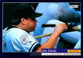 #311 Jim Tatum - Colorado Rockies -1994 Score Baseball