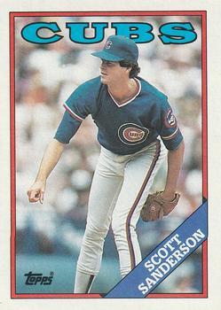 #311 Scott Sanderson - Chicago Cubs - 1988 Topps Baseball
