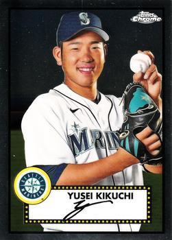 #311 Yusei Kikuchi - Seattle Mariners - 2021 Topps Chrome Platinum Anniversary Baseball