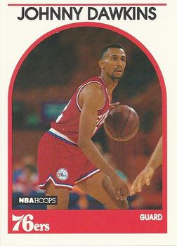 #311 Johnny Dawkins - Philadelphia 76ers - 1989-90 Hoops Basketball