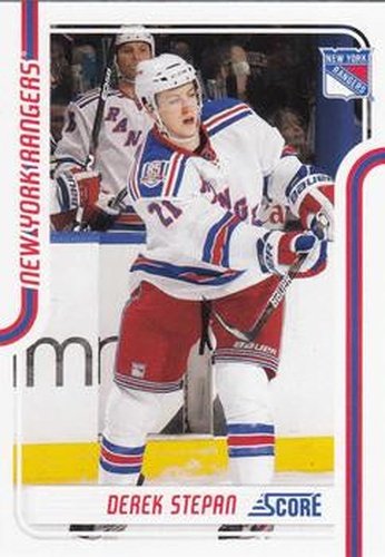#311 Derek Stepan - New York Rangers - 2011-12 Score Hockey
