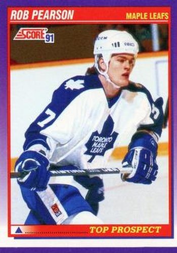 #311 Rob Pearson - Toronto Maple Leafs - 1991-92 Score American Hockey
