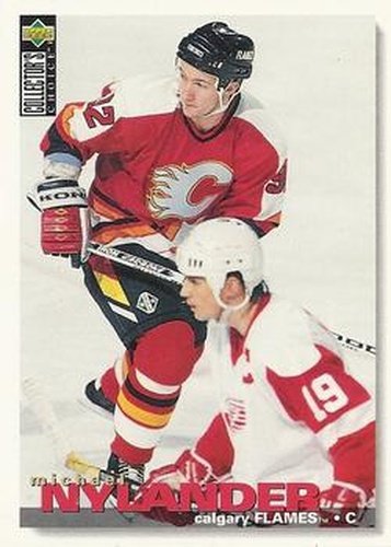 #311 Michael Nylander - Calgary Flames - 1995-96 Collector's Choice Hockey