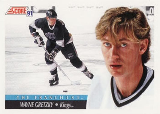 #312 Wayne Gretzky - Los Angeles Kings - 1991-92 Score Canadian Hockey