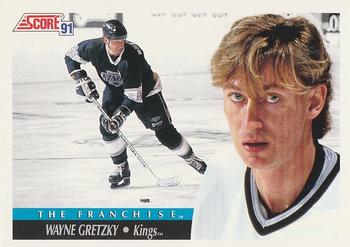 #312 Wayne Gretzky - Los Angeles Kings - 1991-92 Score Canadian Bilingual Hockey