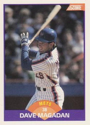 #312 Dave Magadan - New York Mets - 1989 Score Baseball
