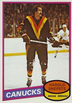 #312 Harold Snepsts - Vancouver Canucks - 1980-81 O-Pee-Chee Hockey