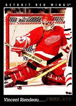 #312 Vincent Riendeau - Detroit Red Wings - 1993-94 Pinnacle Hockey