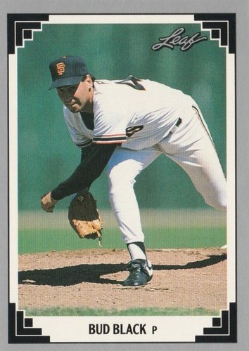#312 Bud Black - San Francisco Giants - 1991 Leaf Baseball