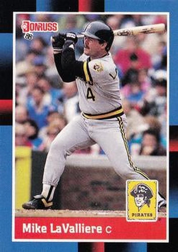 #312 Mike LaValliere - Pittsburgh Pirates - 1988 Donruss Baseball