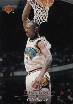#312 Chris King - Vancouver Grizzlies - 1995-96 Upper Deck Basketball