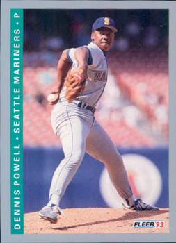 #312 Dennis Powell - Seattle Mariners - 1993 Fleer Baseball