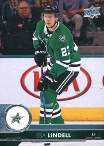 #312 Esa Lindell - Dallas Stars - 2017-18 Upper Deck Hockey