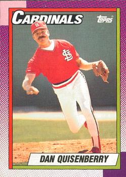 #312 Dan Quisenberry - St. Louis Cardinals - 1990 O-Pee-Chee Baseball