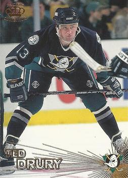 #312 Ted Drury - Anaheim Mighty Ducks - 1997-98 Pacific Crown Hockey