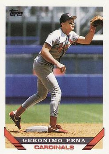 #312 Geronimo Pena - St. Louis Cardinals - 1993 Topps Baseball