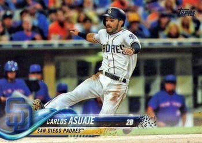 #312 Carlos Asuaje - San Diego Padres - 2018 Topps Baseball