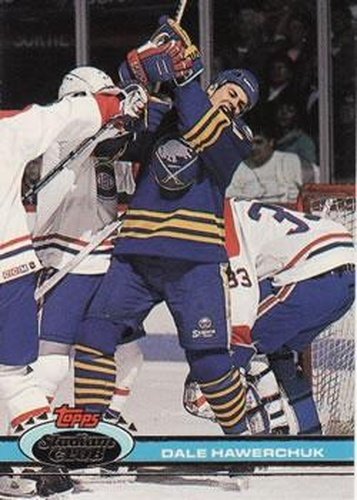 #312 Dale Hawerchuk - Buffalo Sabres - 1991-92 Stadium Club Hockey