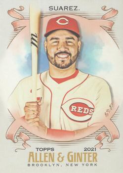 #312 Eugenio Suarez - Cincinnati Reds - 2021 Topps Allen & Ginter Baseball
