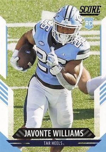 #312 Javonte Williams - North Carolina Tar Heels - 2021 Score Football