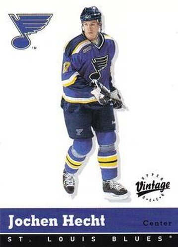 #312 Jochen Hecht - St. Louis Blues - 2000-01 Upper Deck Vintage Hockey
